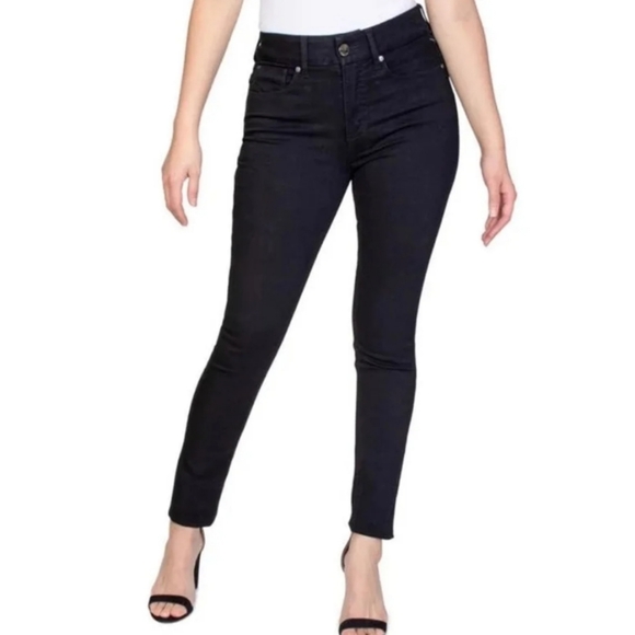NWT Seven7 High Rise Skinny Black Tummyless - Picture 1 of 10